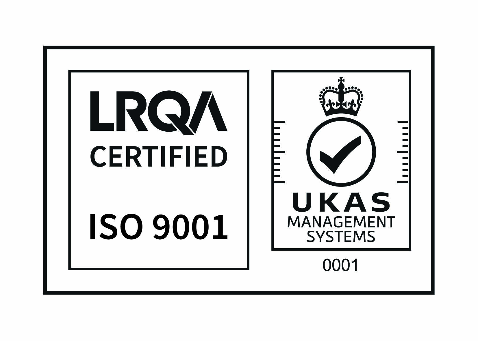 UKAS AND ISO 9001 logo